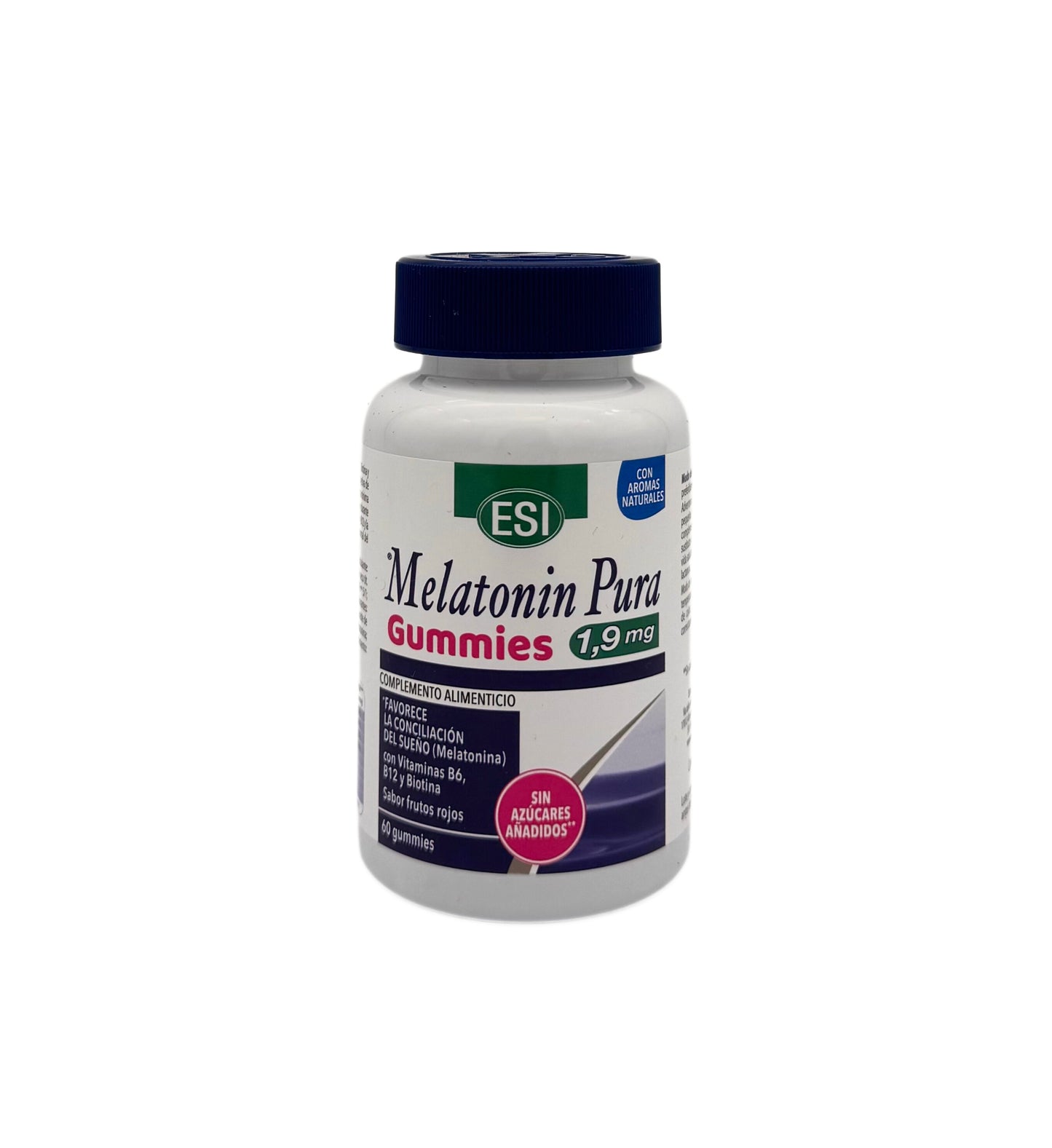 Melatonina Pura 1,9mg Esi 60 Gummies sin azúcar